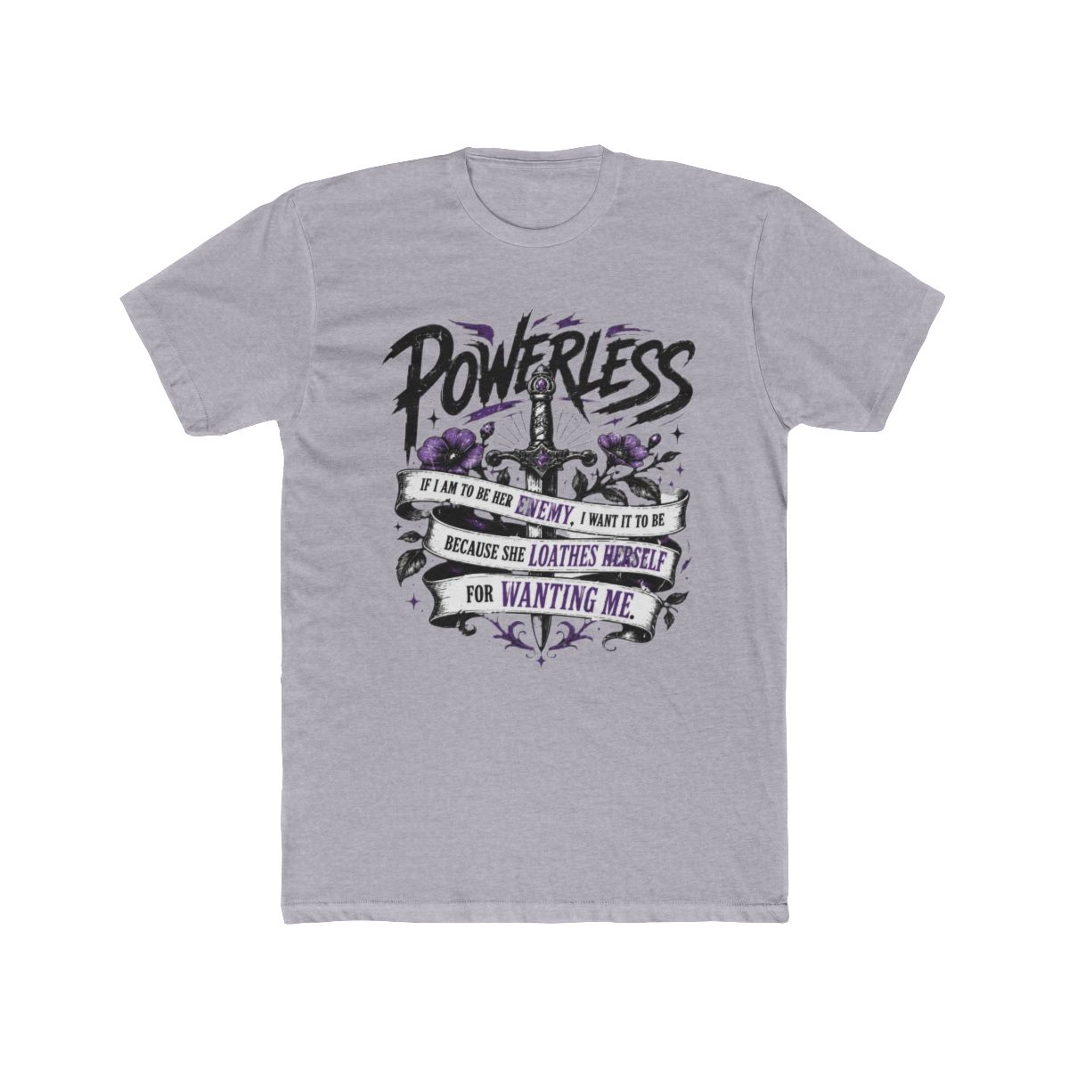 Powerless, Lauren Roberts - Dark Romance Pullover, Enemies to Lovers Bookish T Shirt - alternate angle 3, merchandise