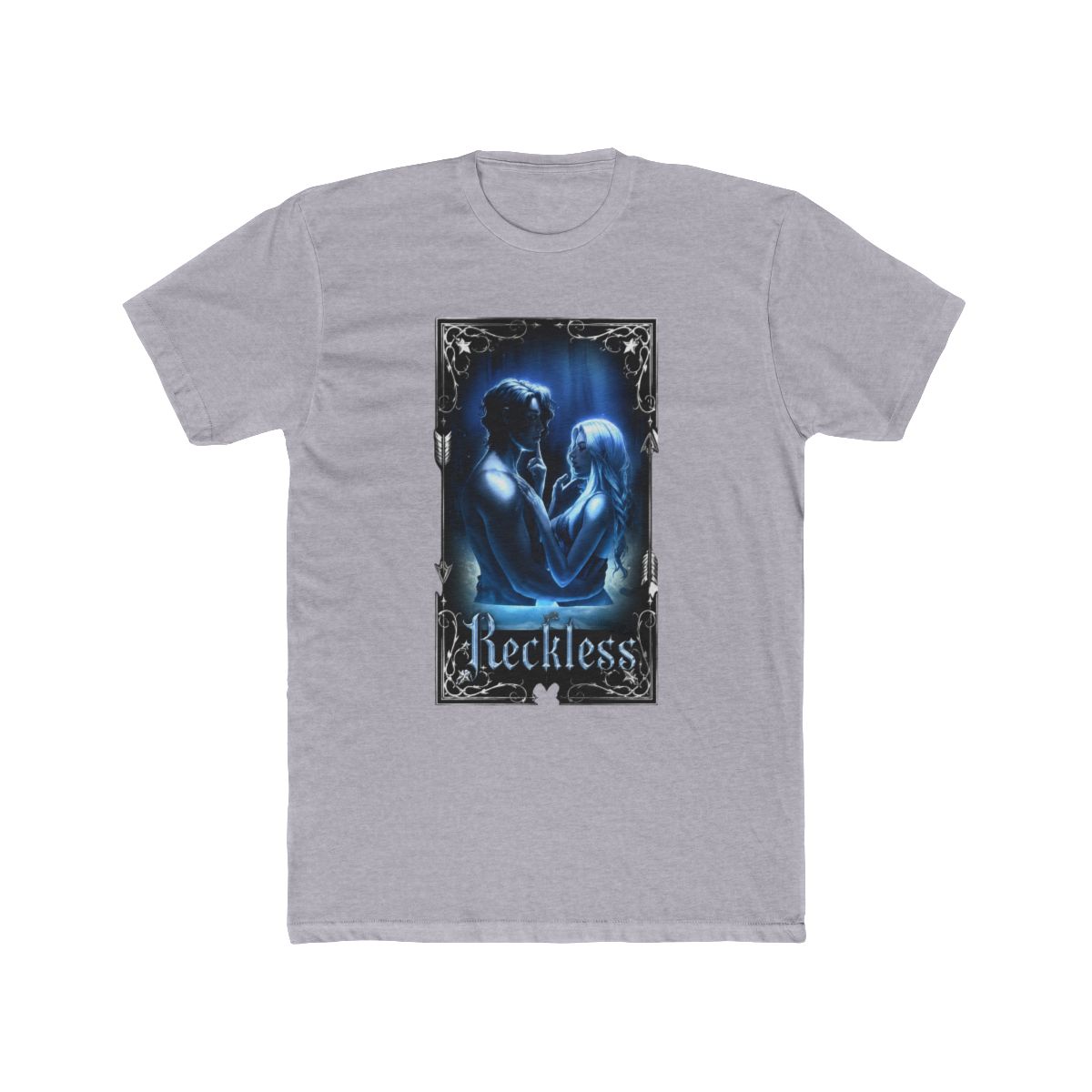 Powerless Reckless Pae & Kai Portrait Boyfriend Fit Girls T Shirt | Lauren Roberts - alternate angle 3, merchandise