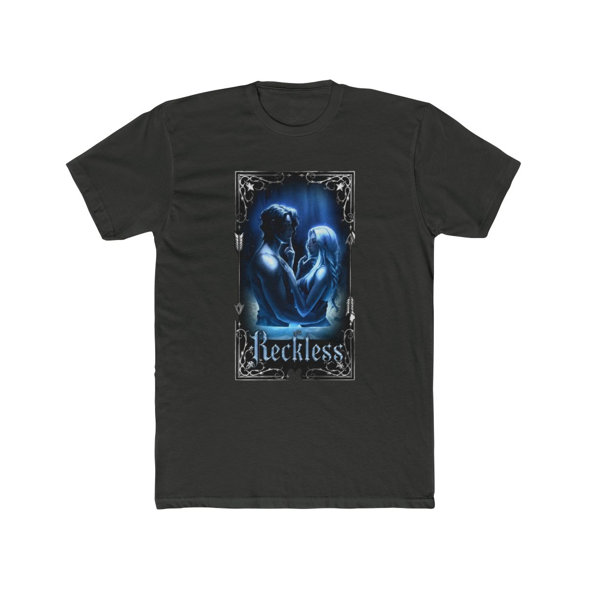Powerless Reckless Pae & Kai Portrait Boyfriend Fit Girls T Shirt | Lauren Roberts - alternate angle 5, merchandise